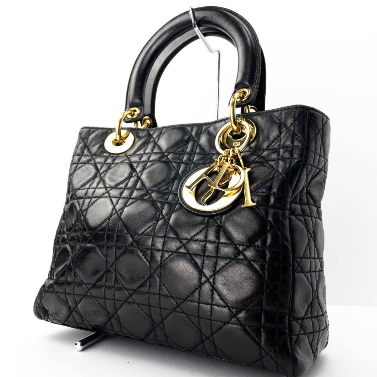 1円スタート 美品!!! ディオール Dior レディディオール カナージュ