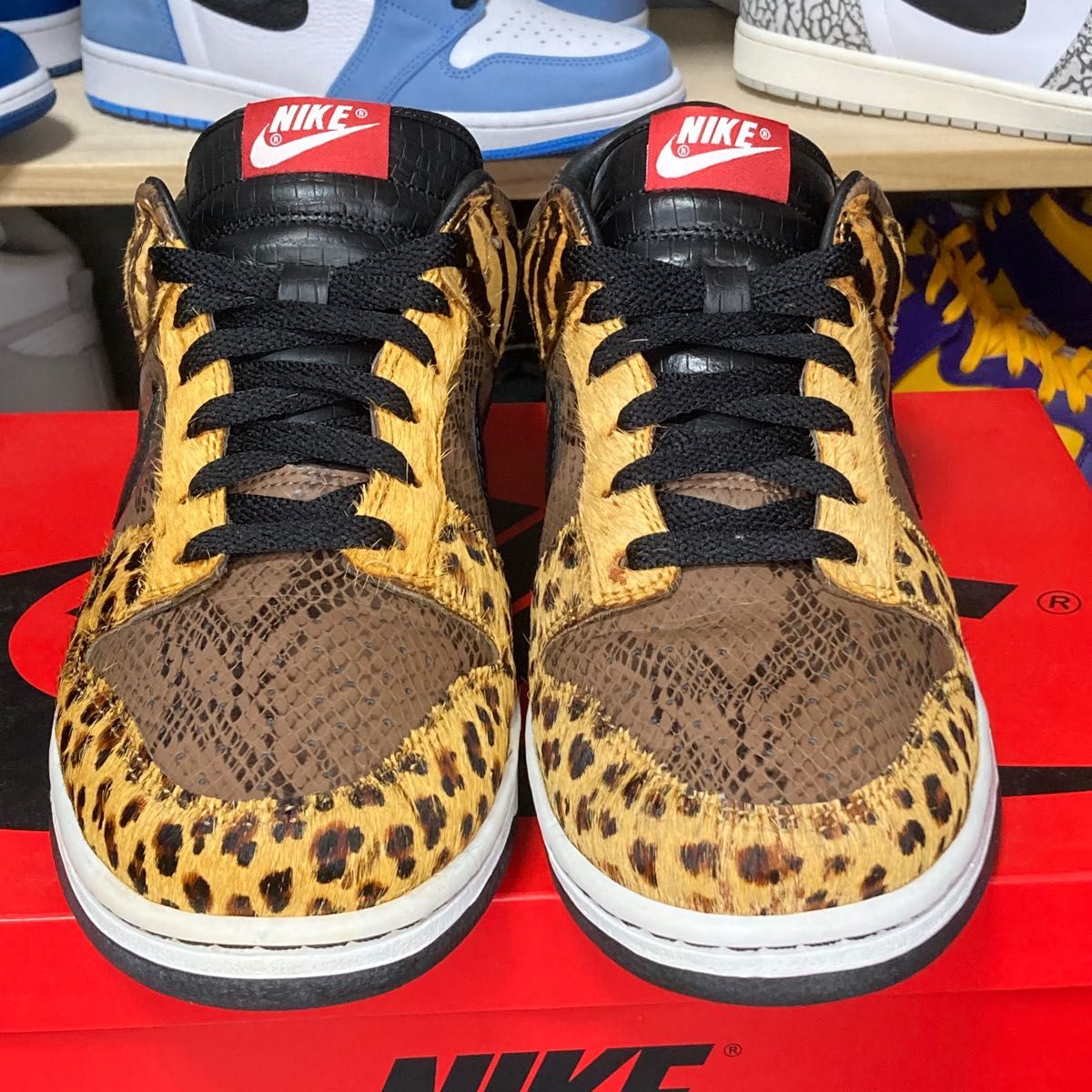 希少 NIKE DUNK LOW PRM ナイキ ダンク ロー プレミアム ビースト パック 27cm 獣 サファリ ワイルド