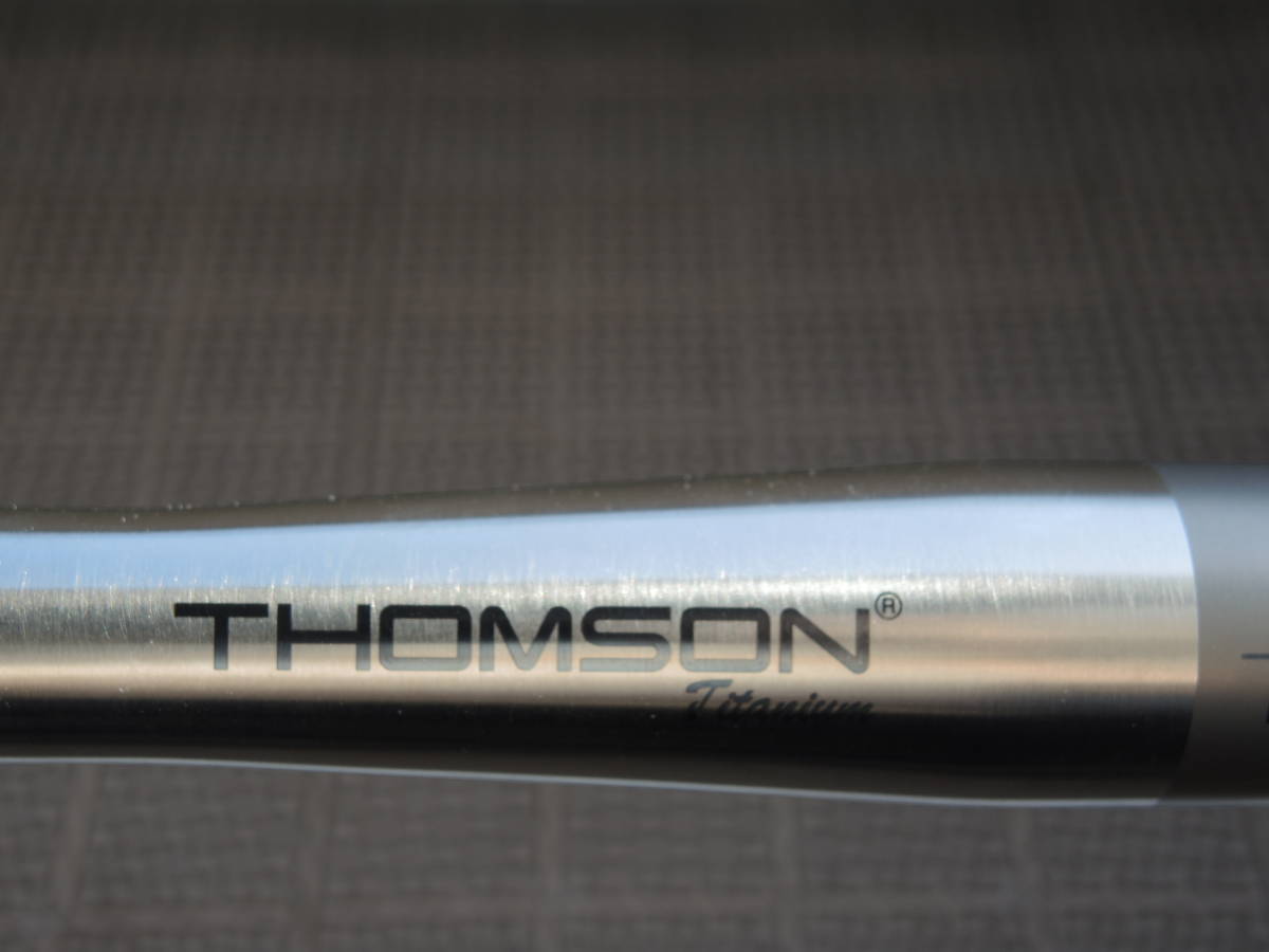THOMSON トムソン チタン製 ハンドルバー 新品同様 lug blue mash