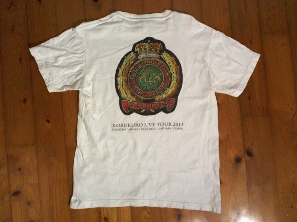 ●微難有☆コブクロ☆KOBUKURO LIVE TOUR 2012☆プリント半袖Ｔシャツ M 白 ホワイト 両面プリント_画像7