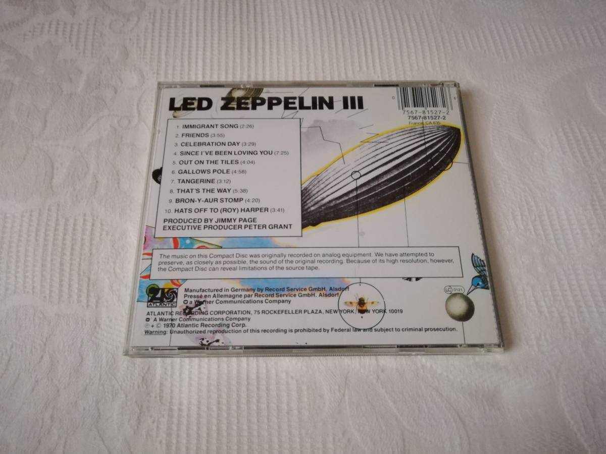 Led Zeppelin レッド・ツェッペリン / Ⅲ_画像2