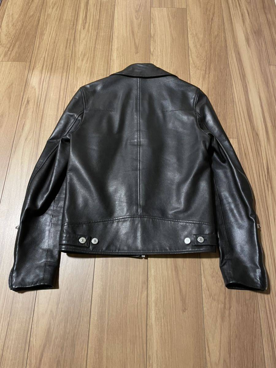 美品 ディオールオム 44 レザー ライダース Dior homme ジャケット