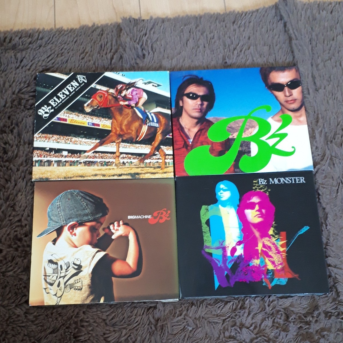 B'z ELEVEN GREEN BIG MACHINE MONSTER CD 4枚 セット アルバム 稲葉