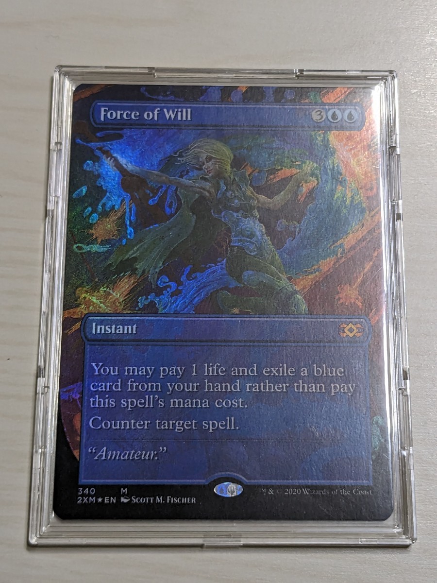 人気商品!! MTG ダブルマスターズ 英語版 意志の力 Force of Will
