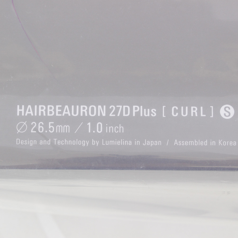 新品/未開封】ヘアビューロン 27D Plus カール S-type 26.5mm HBLCR27D