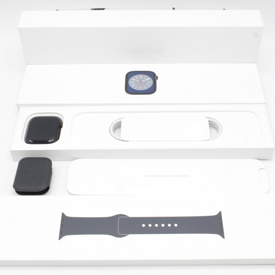 美品】Apple Watch Series8 45mm GPS MNP13J/A ミッドナイト