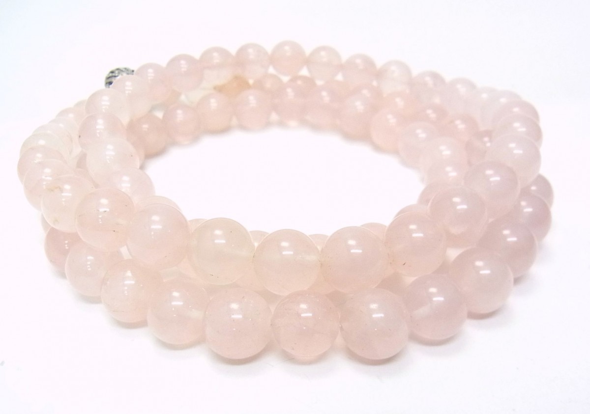  mail service correspondence postage exhibitior charge natural pink crystal 9.5~10 millimeter .80cm long necklace wholesale price 