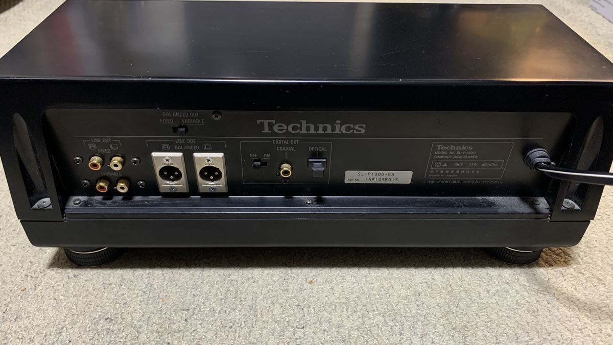 テクニクス　Technics 業務用CDプレイヤー SL-P1300 - 4