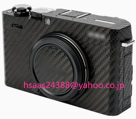 JJC カメラ 保護レザーフィルム カメラ本体 保護フィルム fujiX-E4カメラ用 カーボンファイバ_画像1