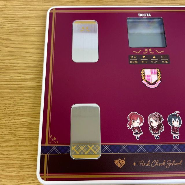 TANITA アイドルマスター 音声体組成計 ピンクチェックスクールモデル
