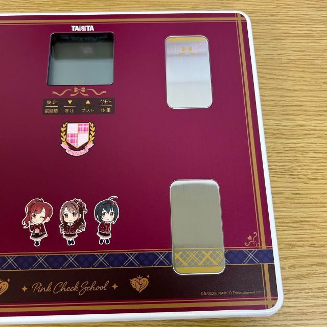 TANITA アイドルマスター 音声体組成計 ピンクチェックスクールモデル