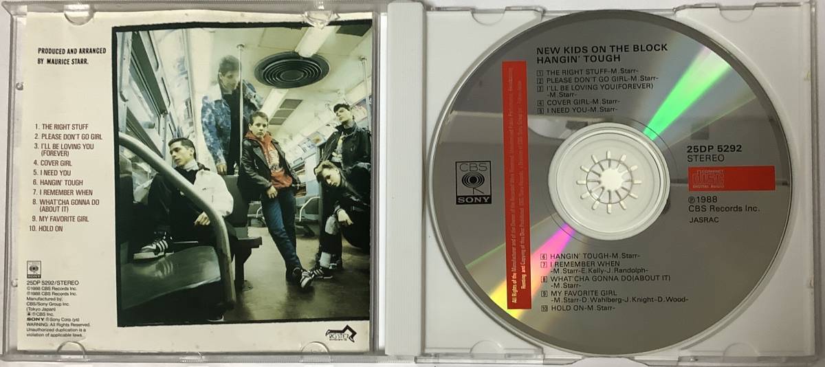 【洋楽CD】 NEW KIDS ON THE BLOCK(ニュー・キッズ・オン・ザ・ブロック) 『HANGIN' TOUGH』25DP 5292/CD-16067_画像5