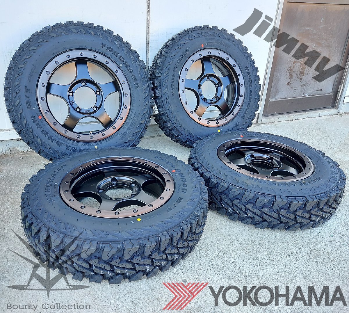 JB64 JB23 ジムニー専用 YOKOHAMA ジオランダー MT G003 175/80R16 185/85R16 195R16 6.50R16 7.00R16 16インチ タイヤホイールセット