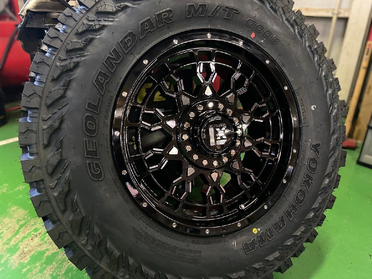 18インチ Jeep ジープ JK JL ラングラー タイヤホイールセット ヨコハマ ジオランダー MT G003 285/65R18 or 285/75R18 4本セット_画像2