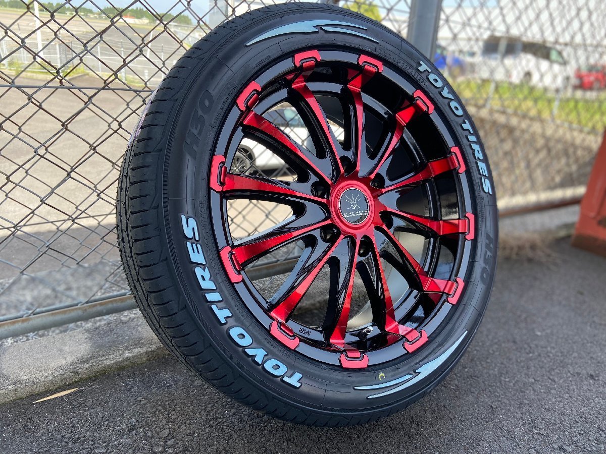 ハイエース 200系 18インチ タイヤホイール 車検対応 BD12 TOYO H30 225/50R18 4本セット 1台分_画像5