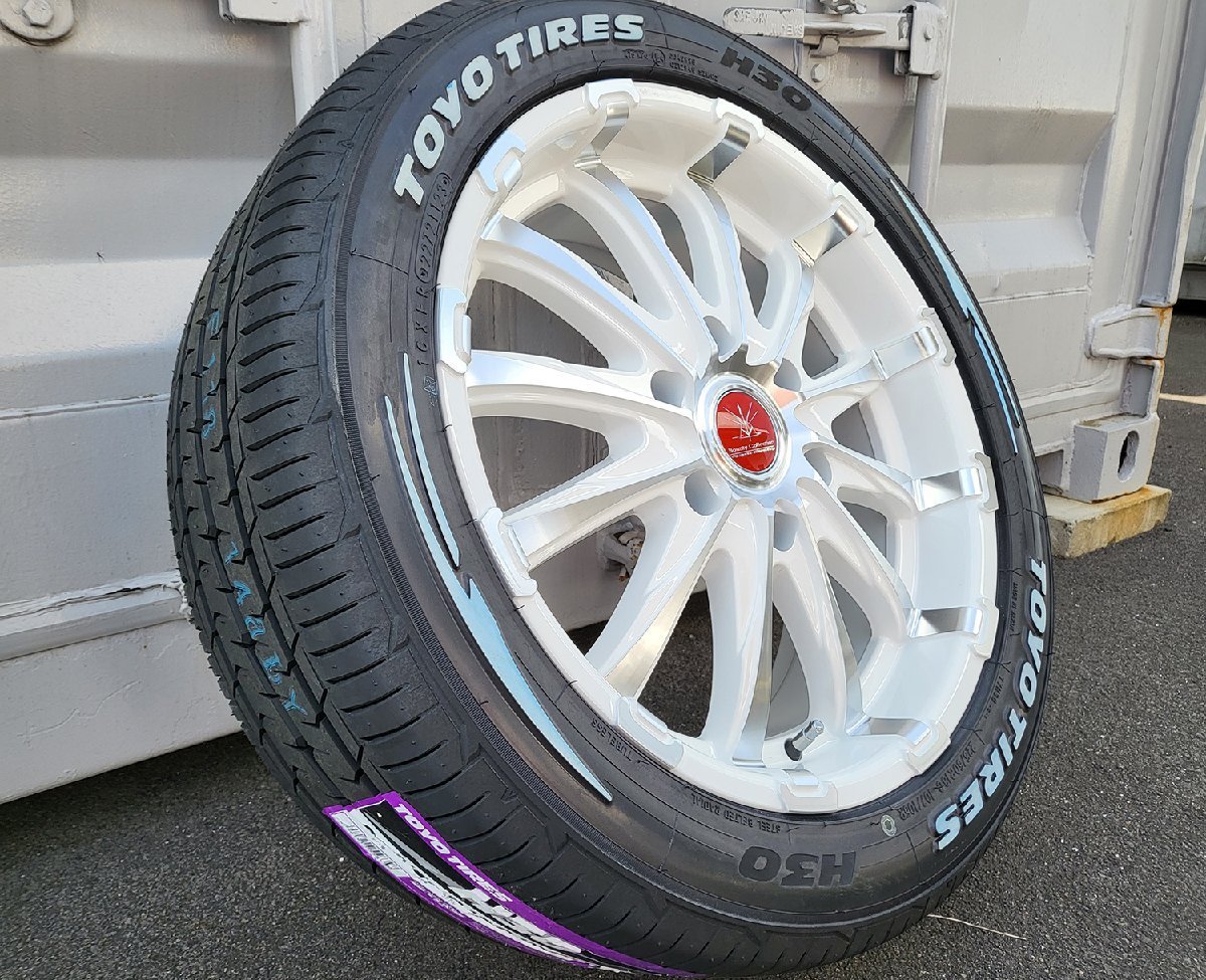 18インチ 新品タイヤホイールセット Bounty Collection BD12225/50R18 200系ハイエース TOYO H30_画像4