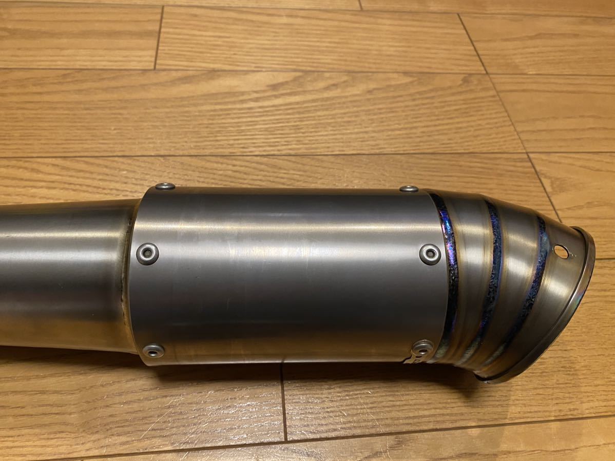 グレネードチタンサイレンサー V-3 300mm ナイトロレーシング GPZ900R