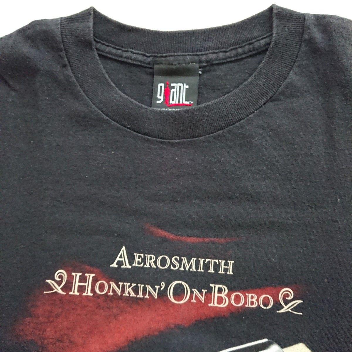 エアロスミス Aerosmith giantタグ バンドTシャツ 2004年 ワールドツアー