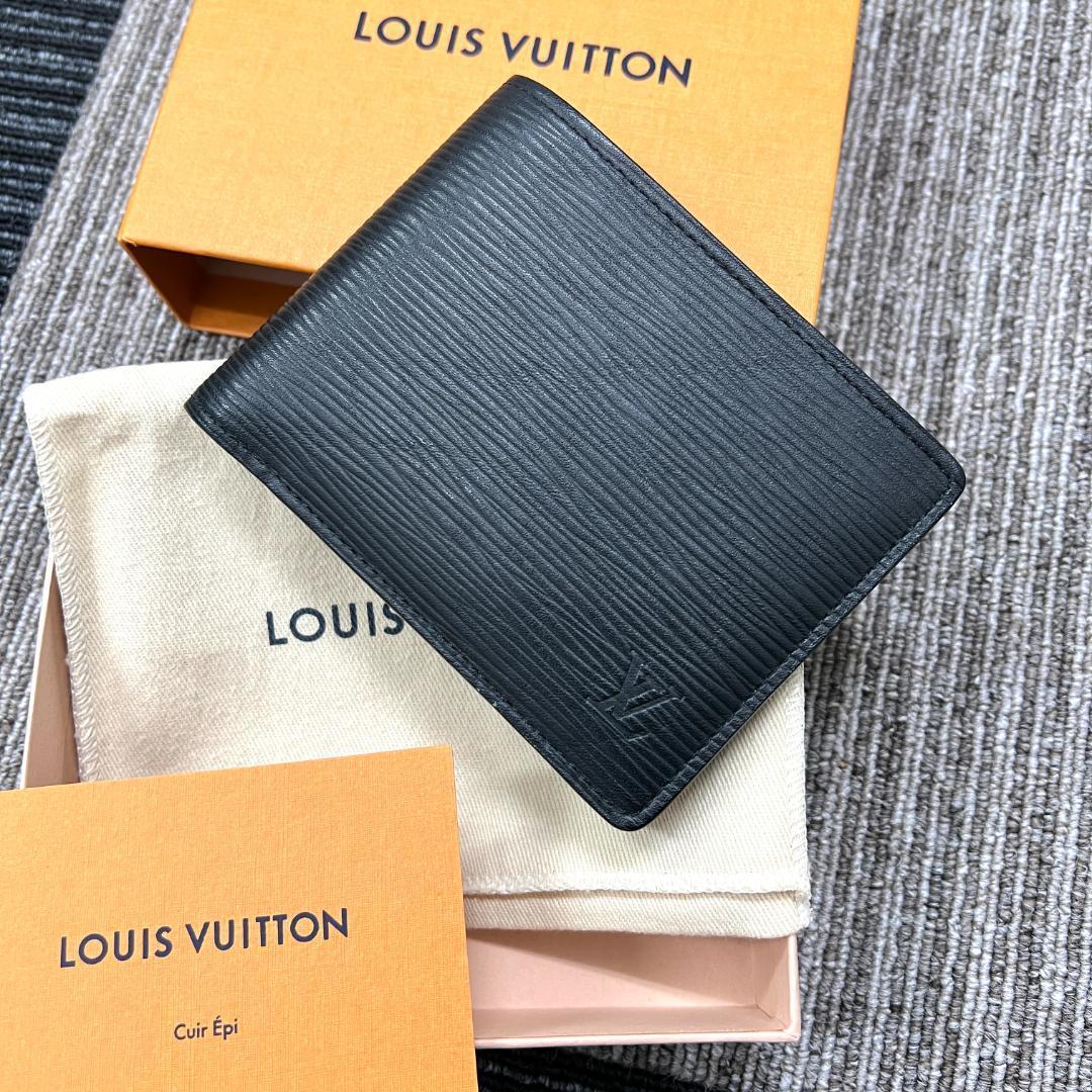 ほぼ未使用 LOUIS VUITTON ヴィトン エピ ミュルティプル 折り財布 www