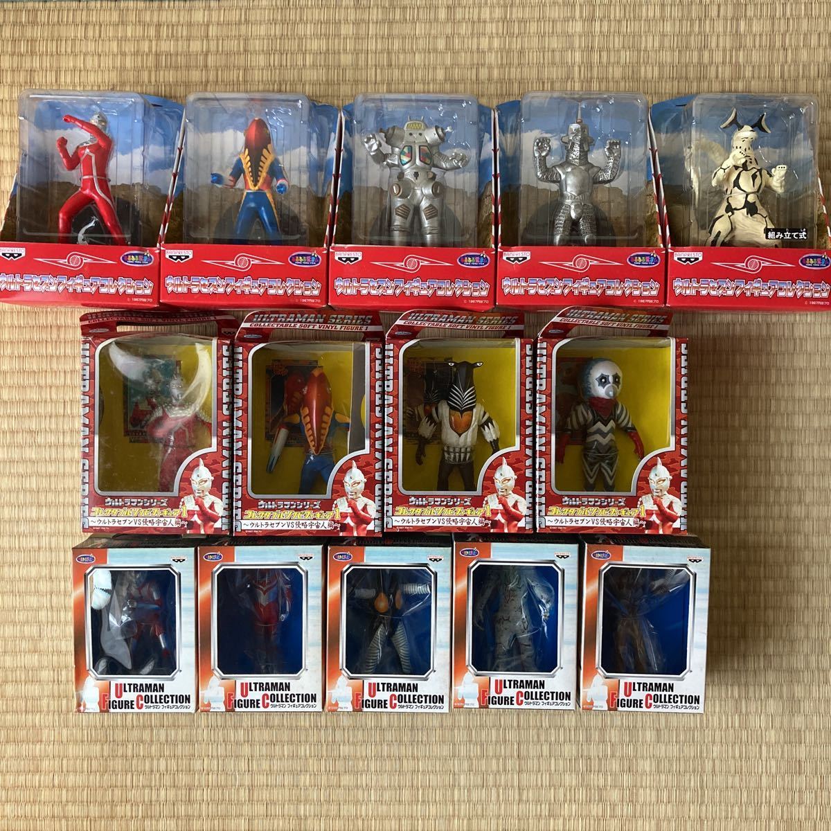 大量！未使用！　ウルトラマン＆ウルトラセブン　フィギュアコレクション＋コレクタブルソフビフィギュア　ウルトラセブンシリーズ　セット_画像1