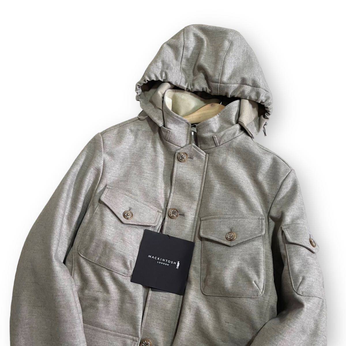 新品 定価10.8万 マッキントッシュロンドン 中綿 ウールブルゾン