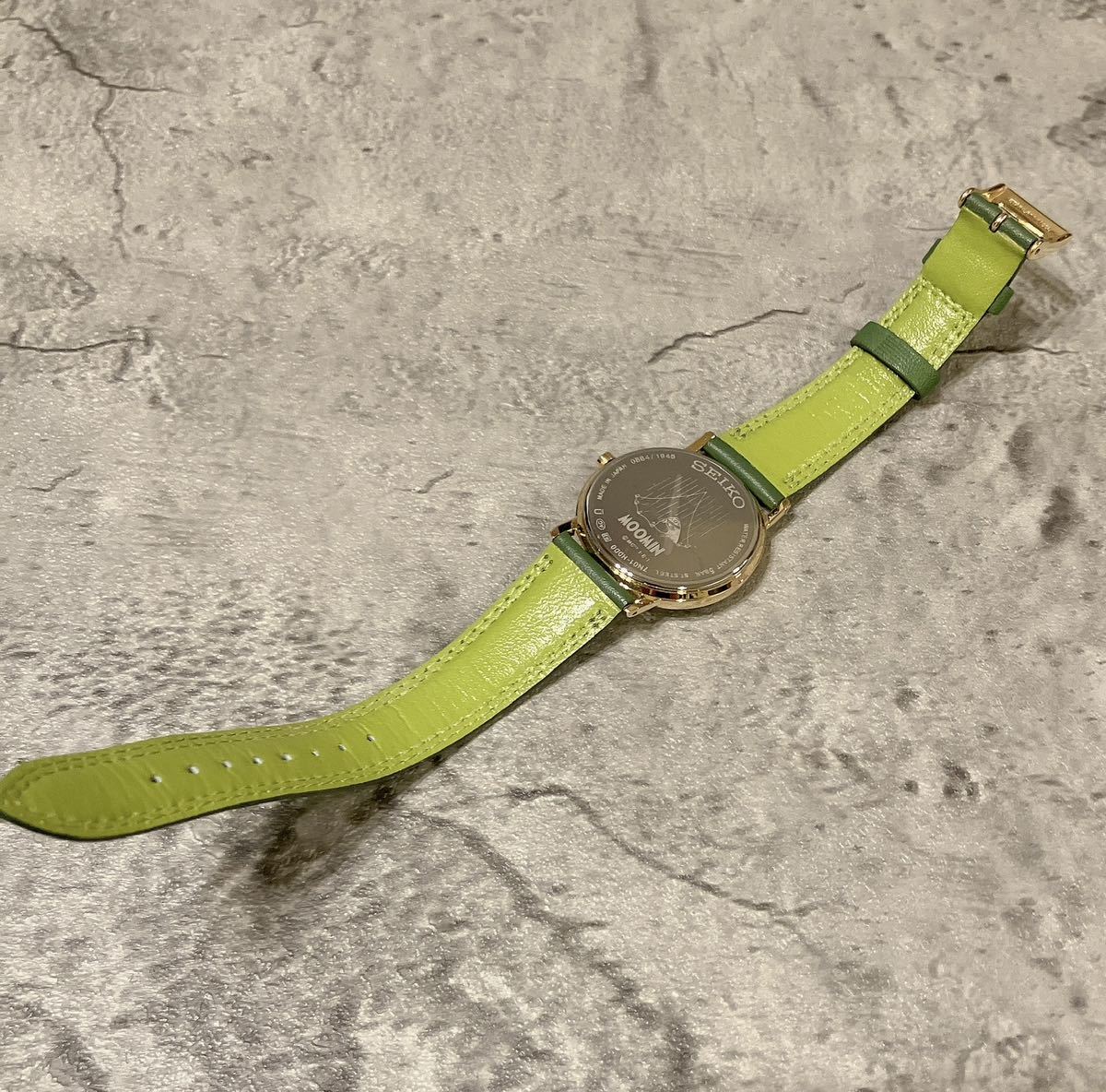 極美品 SEIKO ムーミン 森の旅人 スナフキン オフィシャル 極美品 SEIKO ムーミン 森の旅人 スナフキン オフィシャル