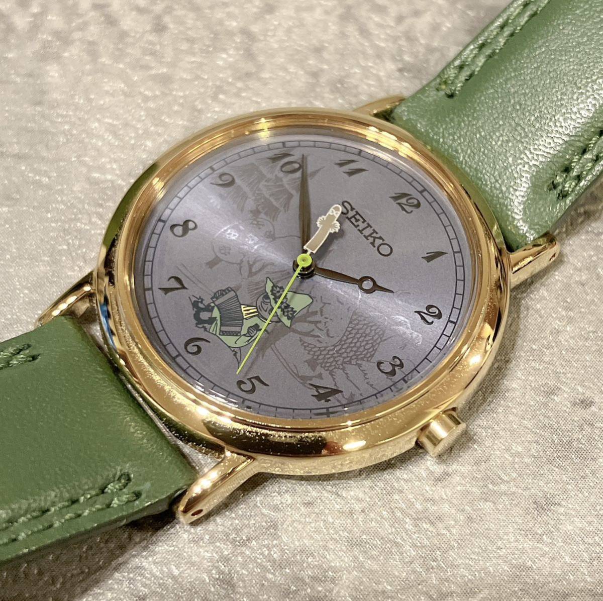 極美品 SEIKO ムーミン 森の旅人 スナフキン オフィシャル 極美品 SEIKO ムーミン 森の旅人 スナフキン オフィシャル