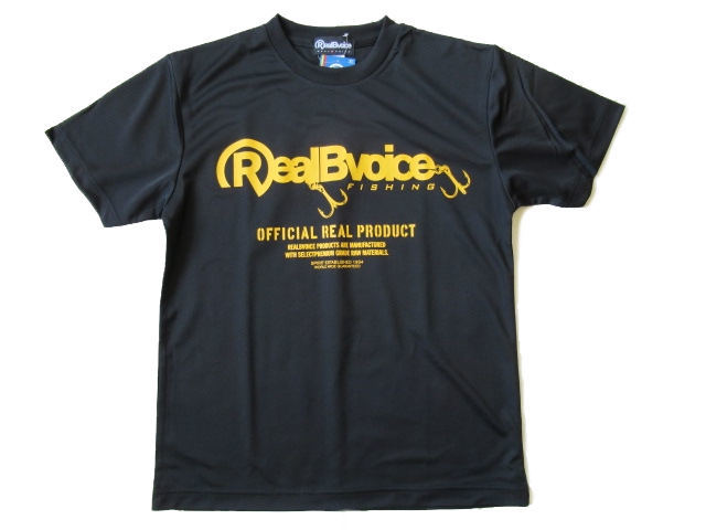 リアルビーボイス RealBvoice　半袖プリントドライＴシャツ (SEABASS) フィッシングライン 23SSRBV-FH004 ブラック Mサイズ_画像2