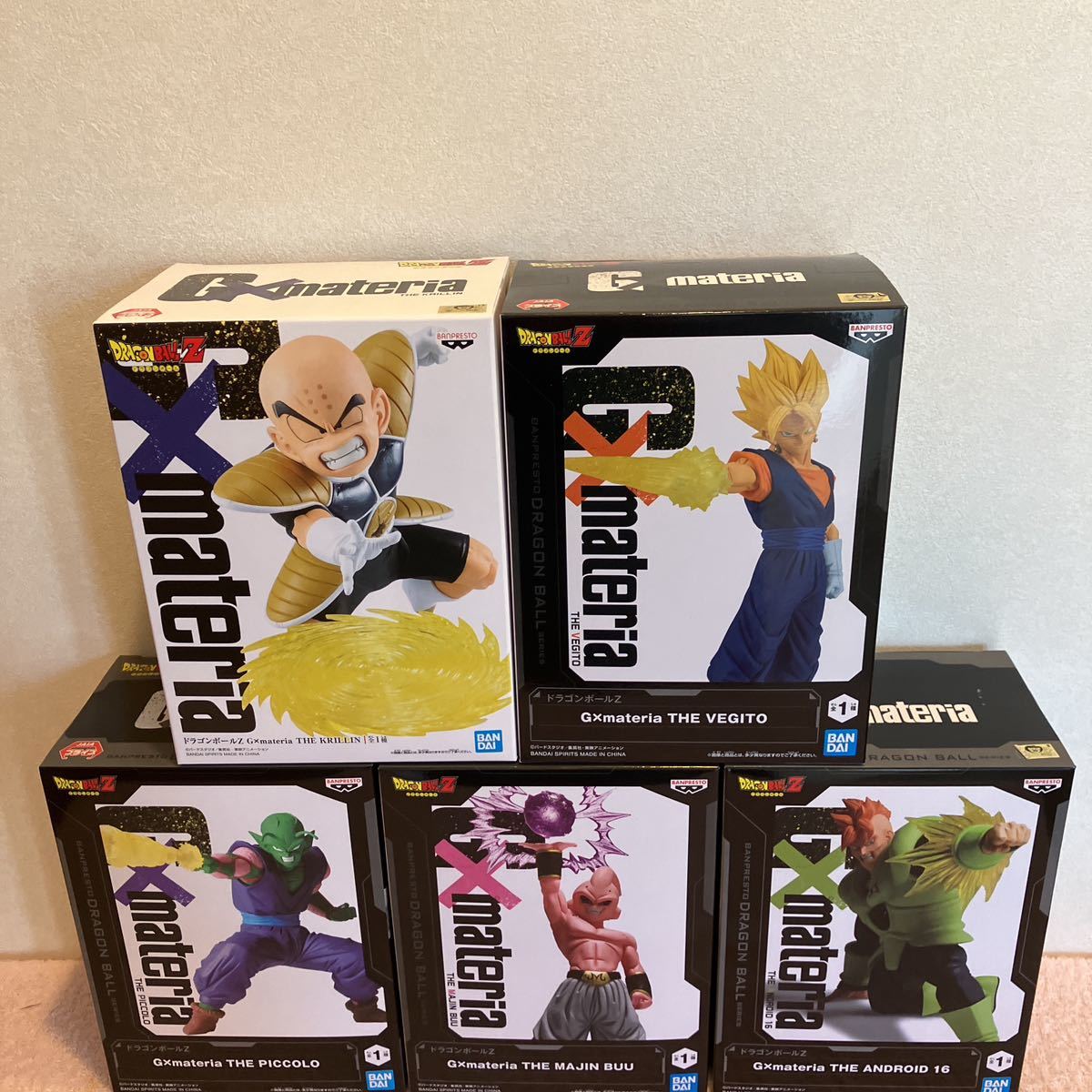 D76【5体まとめ売り☆未開封新品】ドラゴンボールZ G×materia 魔人ブウ