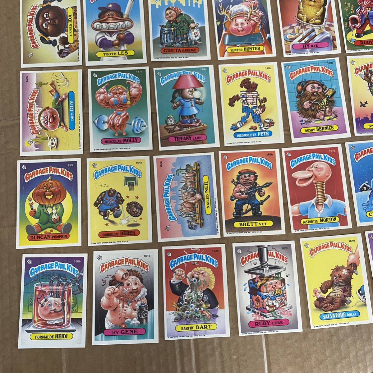 GARBAGE PAIL KIDS ★ Topps 4th Series 125-166 B ★1980年代ガーベッジペイルキッズ ★トレーディングカード