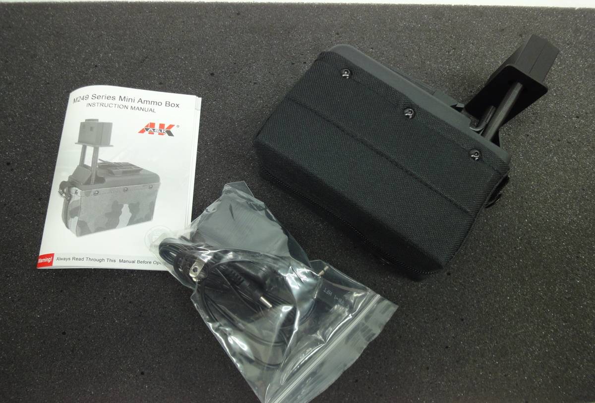 A&K M249 BOX マガジン 1500連 BK minimi ミニミ [SALE