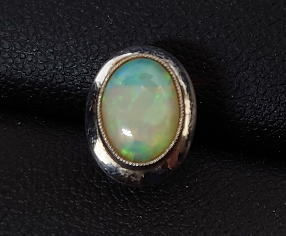 K14wg Opal Tie Pin