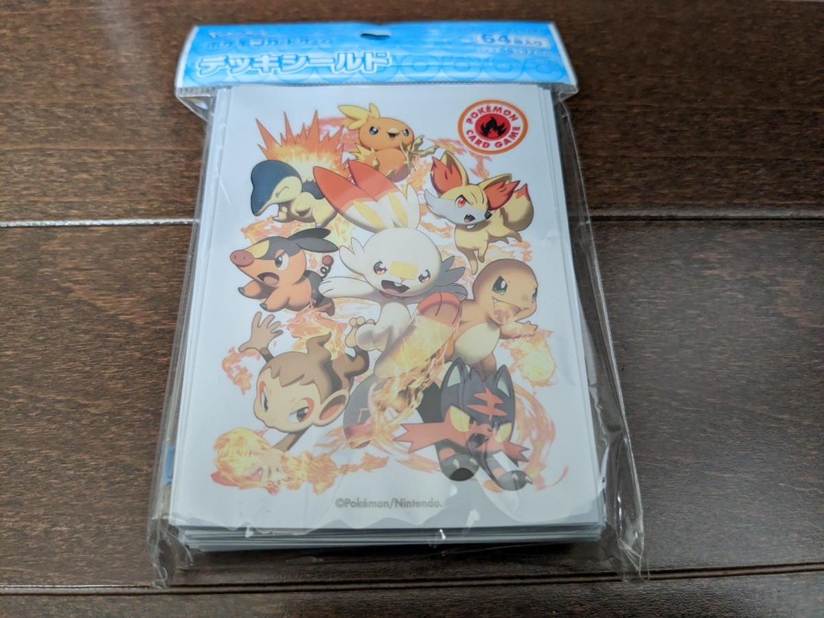 ポケモンカード タイプファイターズ 炎 デッキシールド 新品未 ポケモンカード タイプファイターズ 炎 デッキシールド 新品未