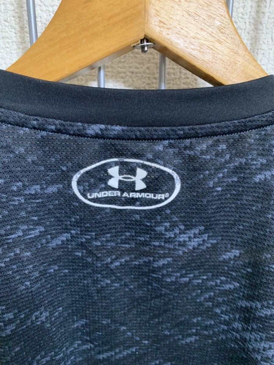 ［UNDER ARMOUR］ アンダーアーマー 半袖スポーツウェア　黒色　SMサイズ　Y510 _画像5