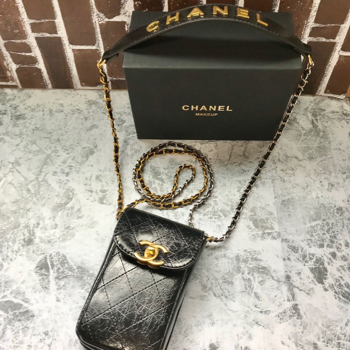 非売品】CHANEL シャネル ノベルティ ミニショルダー ポーチ 非売品】CHANEL シャネル ノベルティ ミニショルダー ポーチ