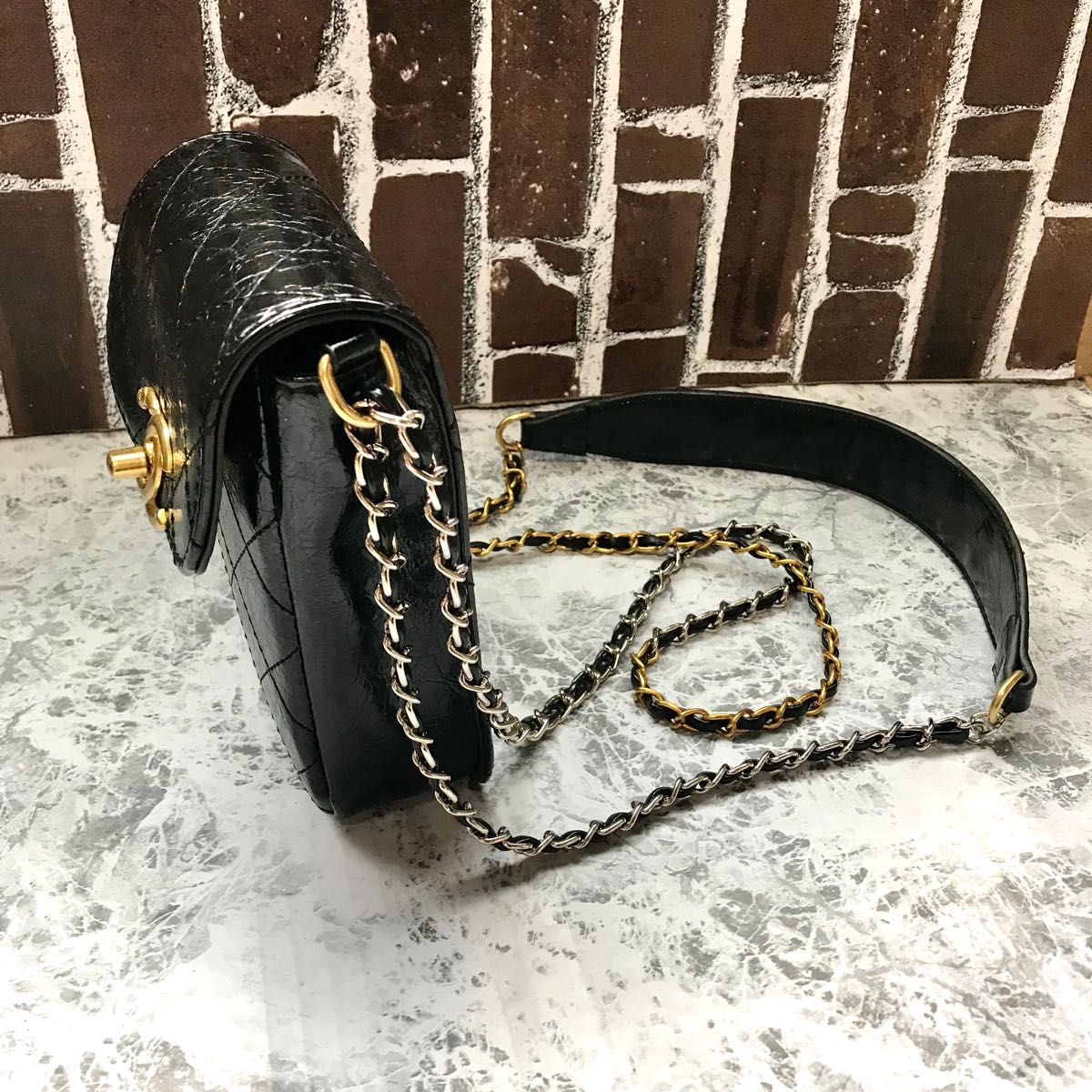 非売品】CHANEL シャネル ノベルティ ミニショルダー ポーチ 非売品】CHANEL シャネル ノベルティ ミニショルダー ポーチ