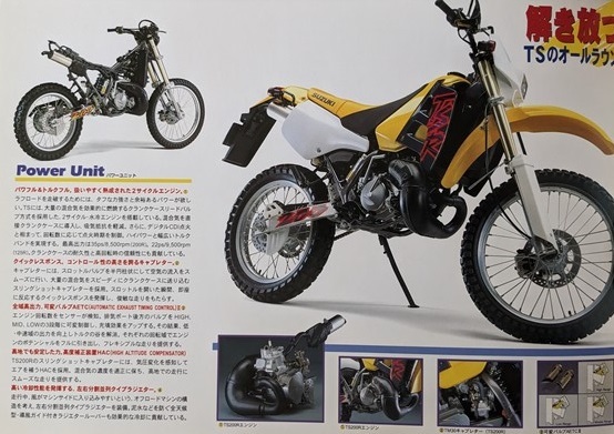 TS200R (SH12A) / TS125R (SF15A)　車体カタログ　'97年4月　TS200R TS125R　古本・即決・送料無料　管理№ 5357G_画像2