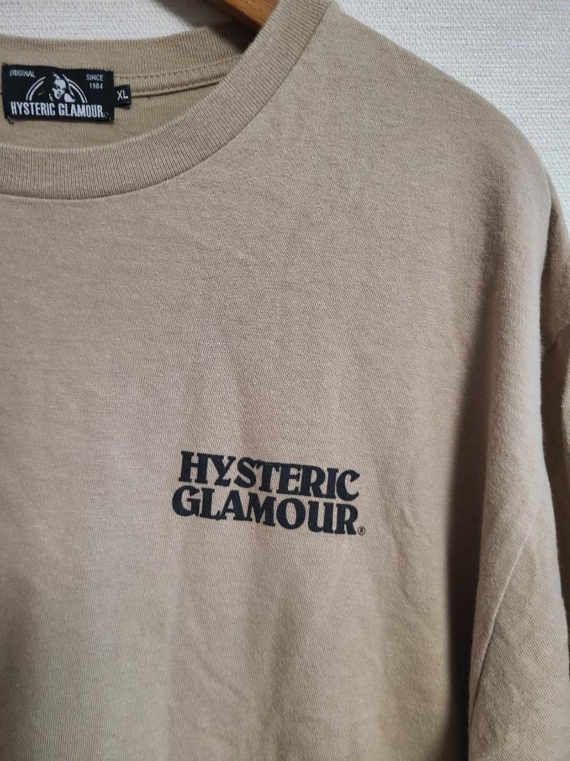 ヒステリックグラマー Tシャツ 半袖 ロゴ プリント カットソー 綿 XL