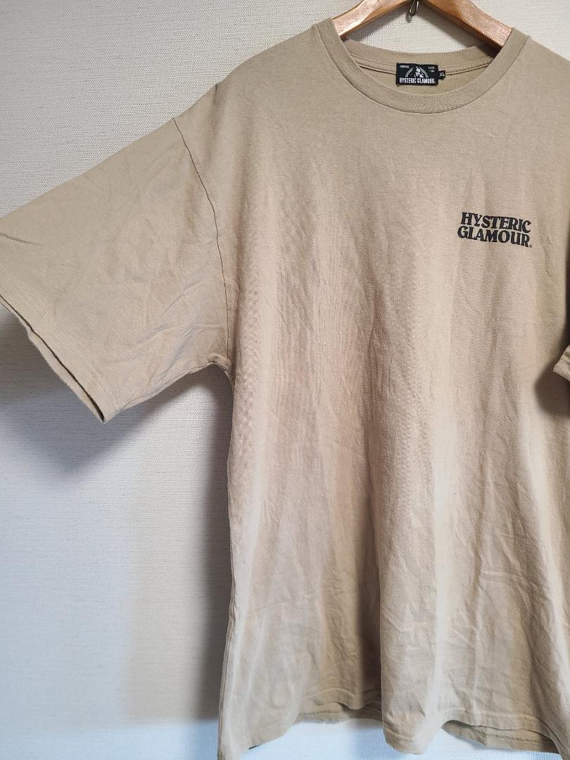 ヒステリックグラマー Tシャツ 半袖 ロゴ プリント カットソー 綿 XL