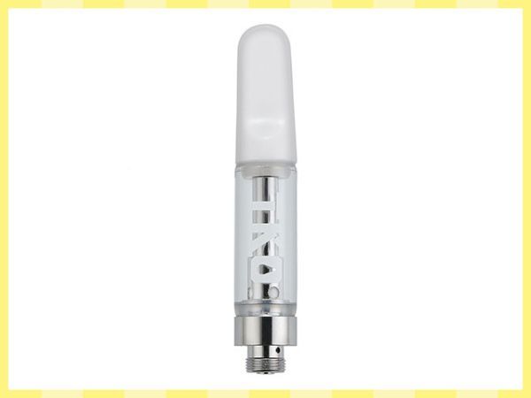 アトマイザー TKO ホワイト 0.8ML 510互換 電子タバコ 長さ61mmx直径10.6mm ガラス ベイプ CBD ボトムエアフロー [2611:jungle]_画像1