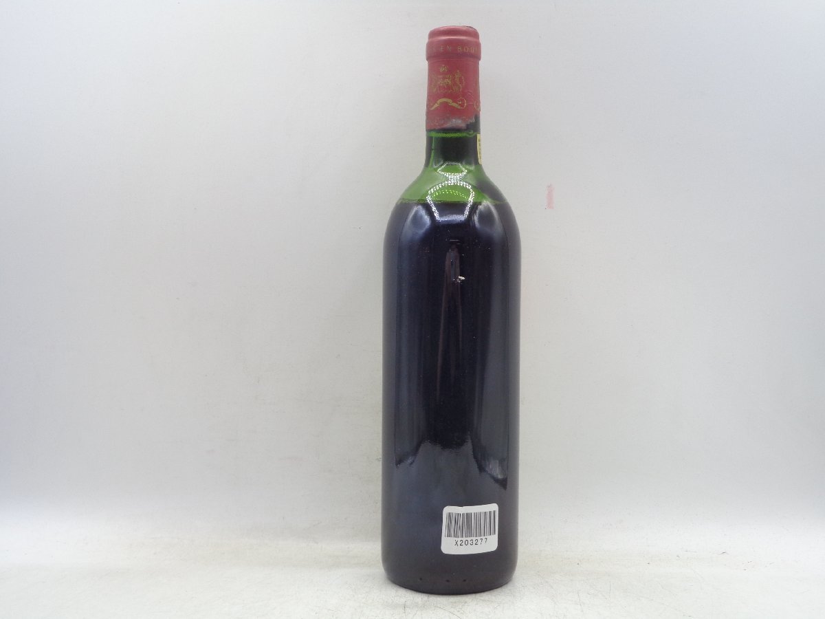同梱】Chateau Mouton Rothschild 1979 シャトー ムートン