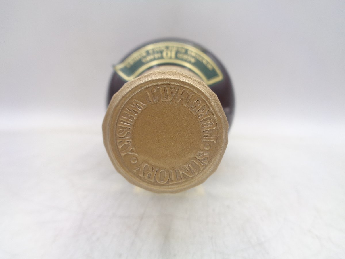 SUNTORY WHISKY サントリー ピュアモルト ウイスキー 山崎 10年