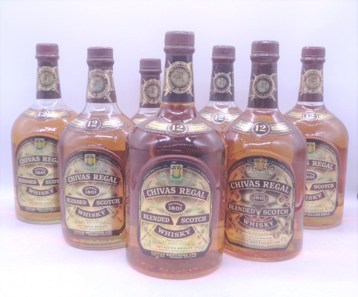 超特価sale開催】 シーバスリーガル 12年 7本セット 1.13L~750ml