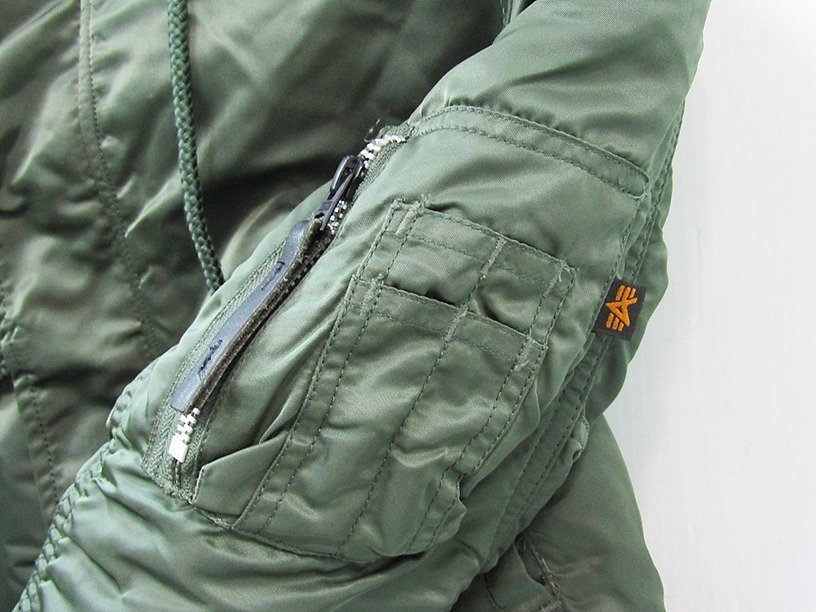 中古 アルファインダストリーズ ★ レディースS N-3Bジャケット 22094-221 AlphaIndustries_画像8