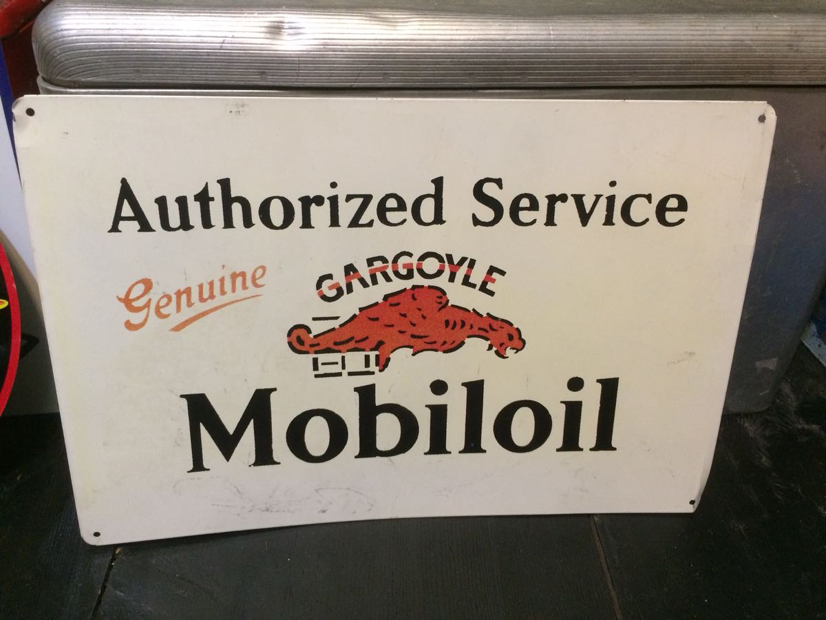 モービル オイル ガーゴイル mobil oil gargoyle 看板 サイン vintage タイプ サビ加工 ビンテージ 風 リプロダクト