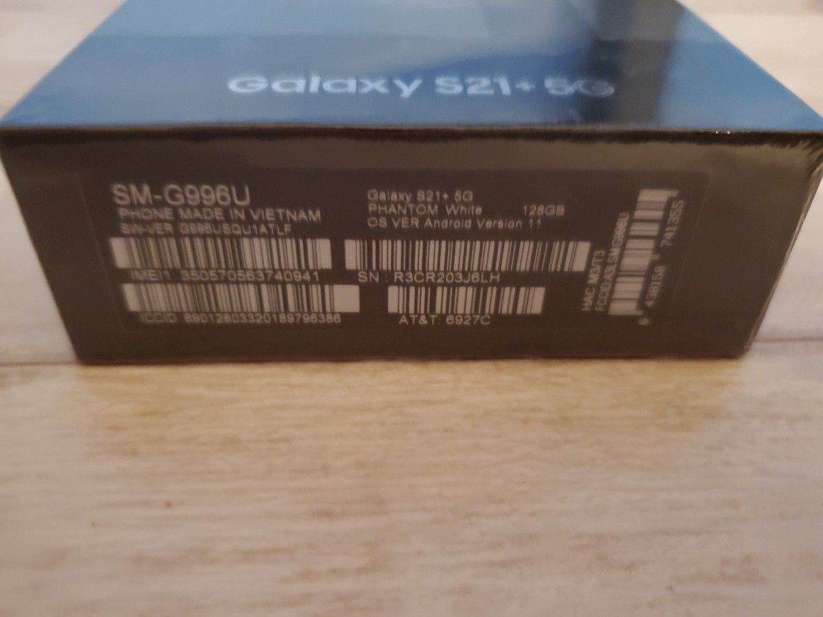 新品 Samsung Galaxy s21+ 5G  SIMフリー ホワイト
