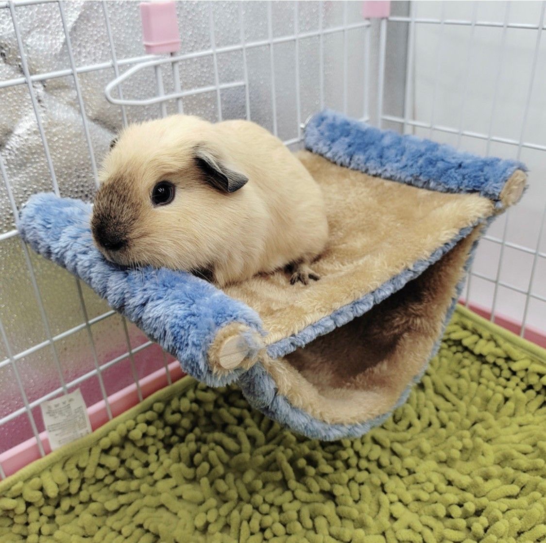 あったか 洗える 小動物 ハンモック ペット モモンガ ハムスター 寝袋 通販 ふく福 豪華なハムスターハンモックペットベッド 小動物用ハンモック ハンギング 寝袋 鳥用ケージに掛ける暖かい巣 二層珊瑚フリース フック付