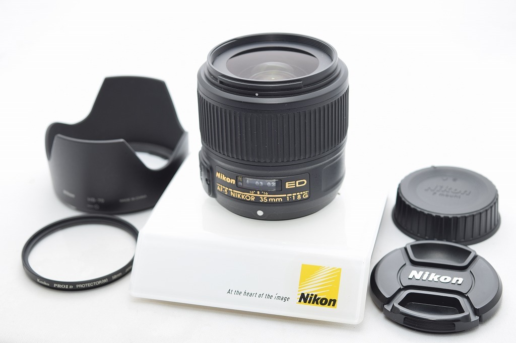 良品☆Nikon ニコン AF-S NIKKOR 35mm F1.8G ED☆おまけ付・レンズ