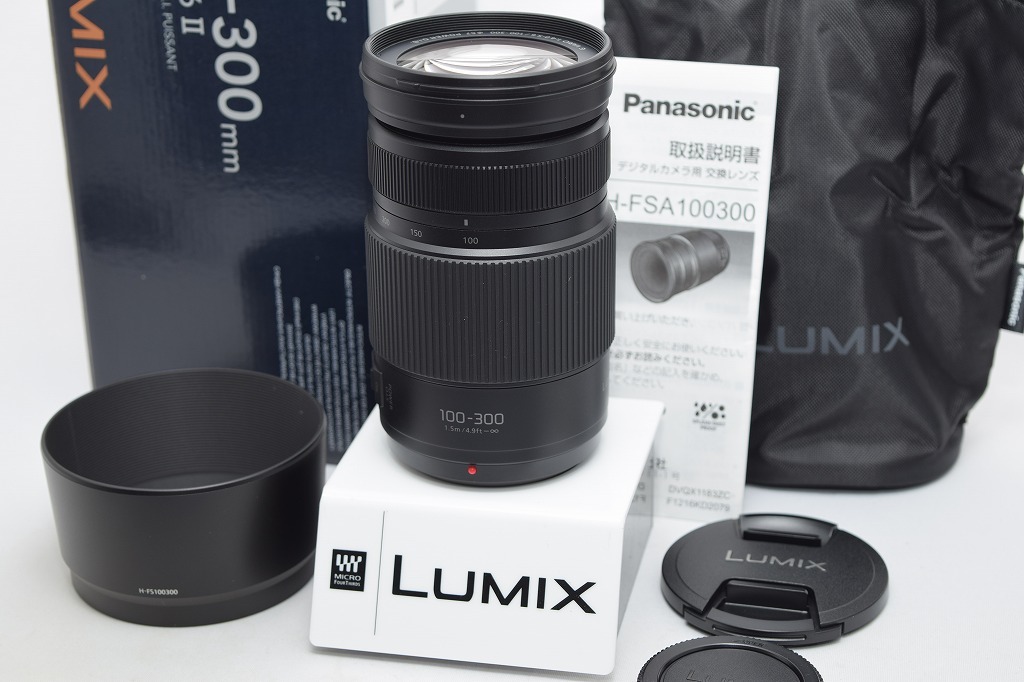LUMIX G VARIO 100-300mm/F4.0-5.6 II/POWER O.I.S. H-FSA100300 美品