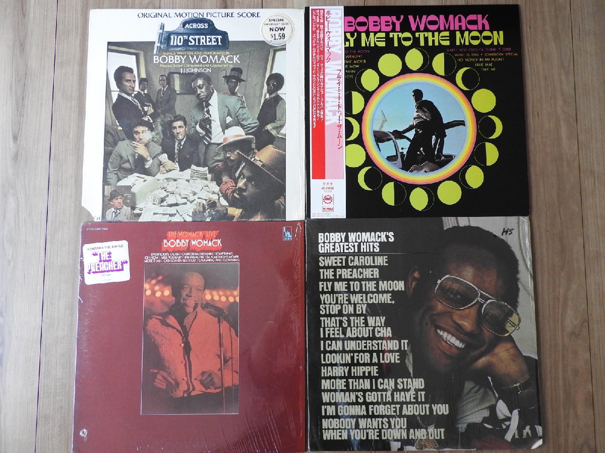 ★☆【売切り】送料無料/LP　ボビー・ウォーマック　Bobby Womack, J.J. Johnson / Across 110th Street　US盤　他　４点　 レコード☆★_画像1